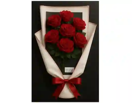 Papel Coreano - Para Flores - Centro Negro Bordes Claros