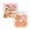 Trendy Contorno Y Rubor Bakery 🍓 – Paleta 4 Tonos Para Rostro Con Efecto Natural Y Dulce 💖