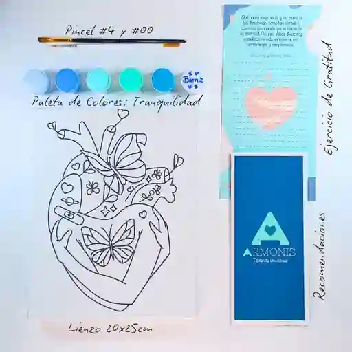 Kit De Arte-terapia: Me Elijo 25x35cm + Tranquilidad