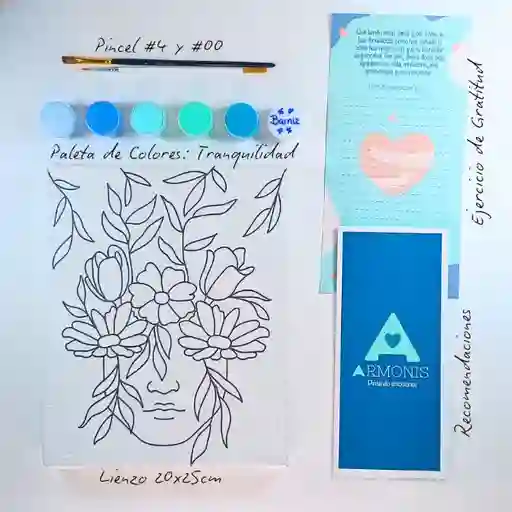 Kit De Arte-terapia: Descubre 20x25cm + Tranquilidad