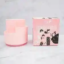Trendy Organizador Redondo Para Brochas 🖌️ – Estilo Y Orden Para Tu Kit De Maquillaje 💖