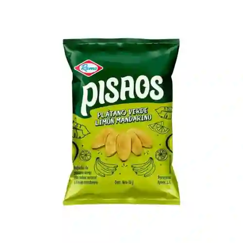 Pisaos De Platano Verde Sabor Limon Mandarino X38gr