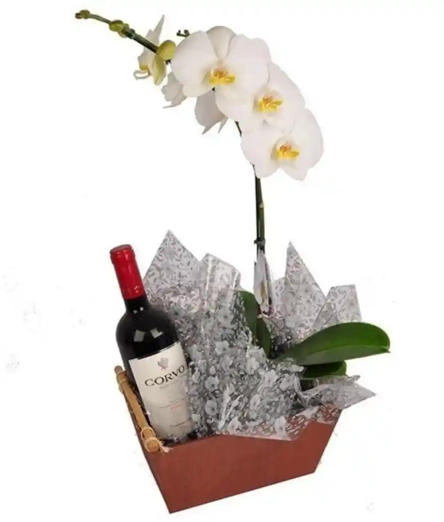 Canasta Felicidad Orquidea