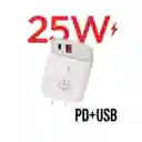 Cargador Doble Puerto 25w, Fly C-10