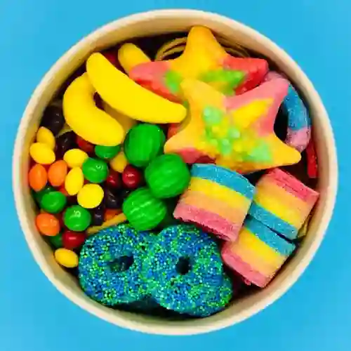 Bowl De Gomitas Rainbow Style