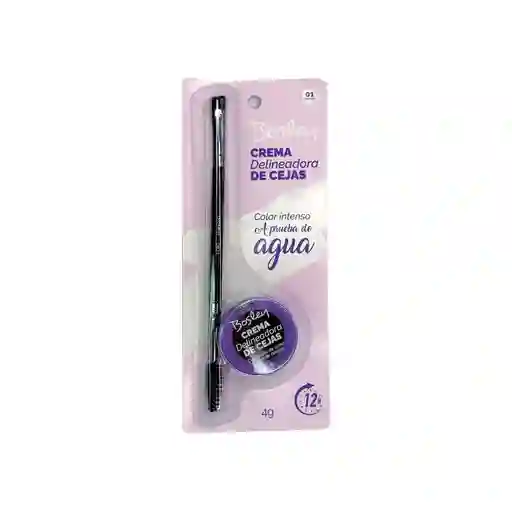 Betun Para Cejas Bosley 4g Chocolat # 1+ Pincel Doble