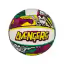 Balón De Voleibol #5 Golty Avengers Competencia/ Amarillo-verde-fucsia
