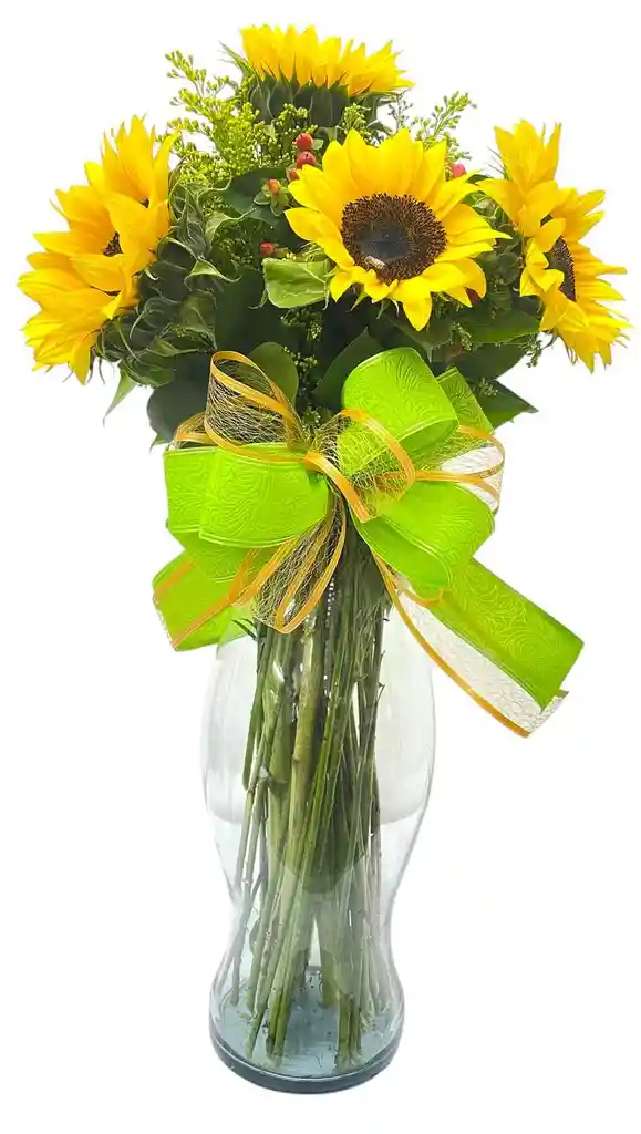 Girasoles En Jarron