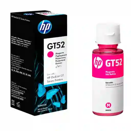 Botella De Tinta Hp Gt52 Magenta
