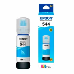 Botella De Tinta Epson T544 Cyan