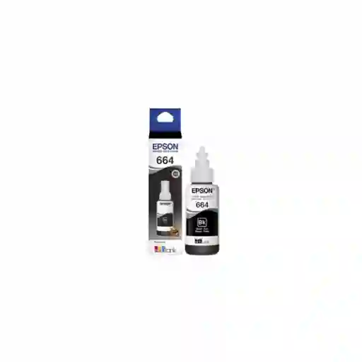Botella De Tinta Epson T664 Black
