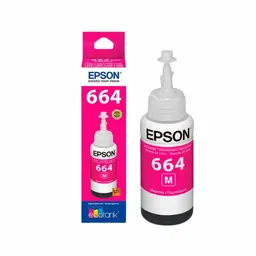 Botella De Tinta Epson T664 Magenta