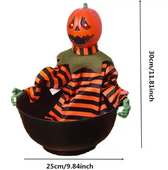 Canasta De Calabaza Interactiva De Halloween
