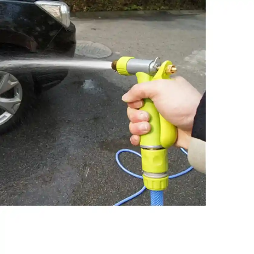 Boquilla Ajustable Para Manguera Con Juego De Conectores