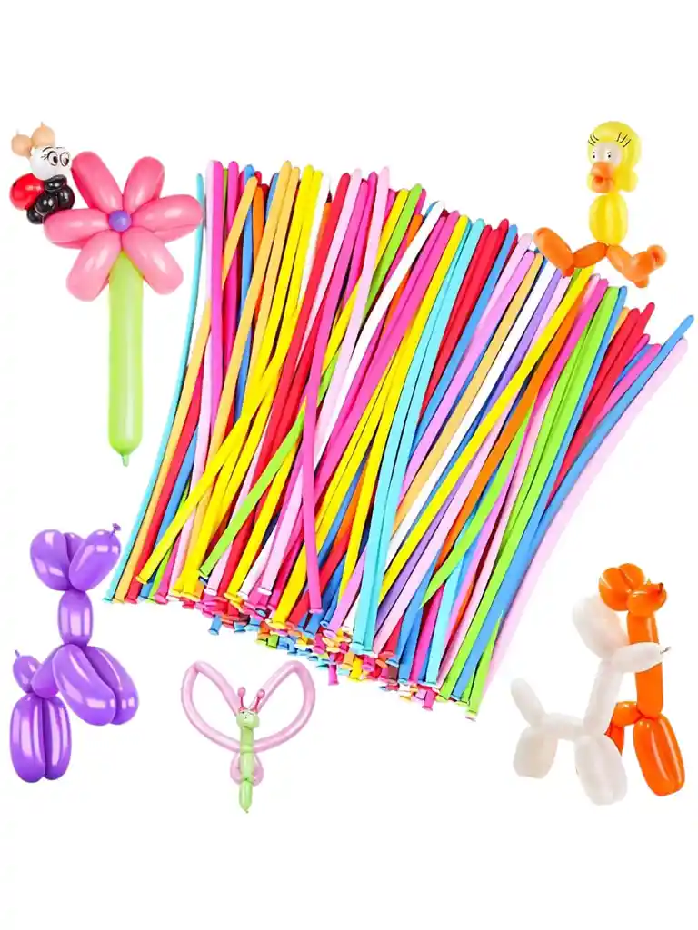 Globos Mil Figuras Largos Para Globoflexia X100 Und