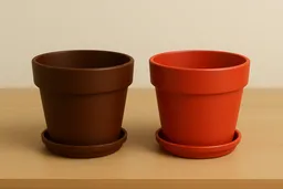 Combo 7 X2 Matera+plato Naranja Y Café #16