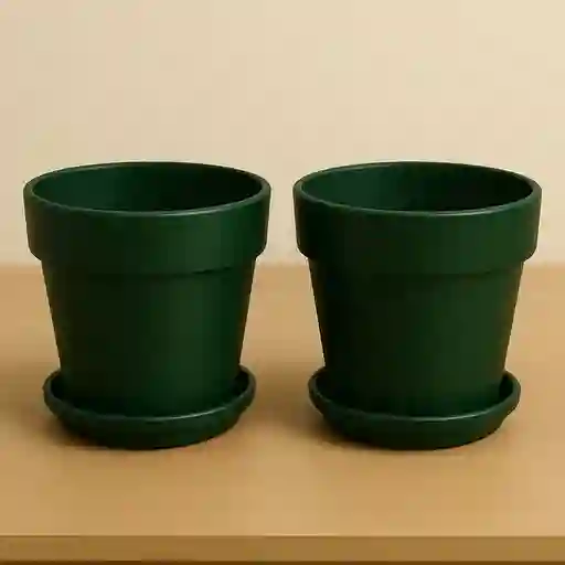 Combo 8 X2 Matera+plato Verde #16