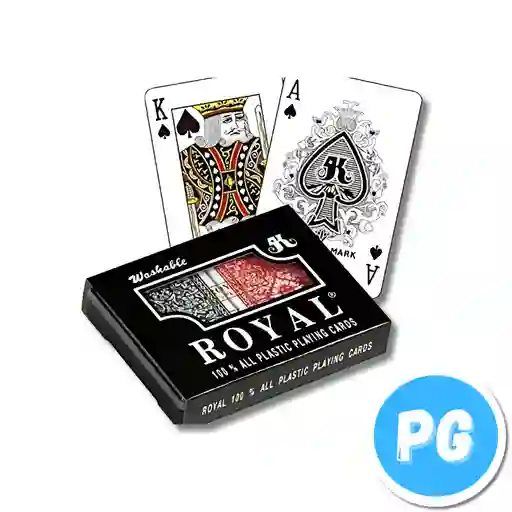 Paquete Cartas Poker Royal Plastificadas 2 Barajas