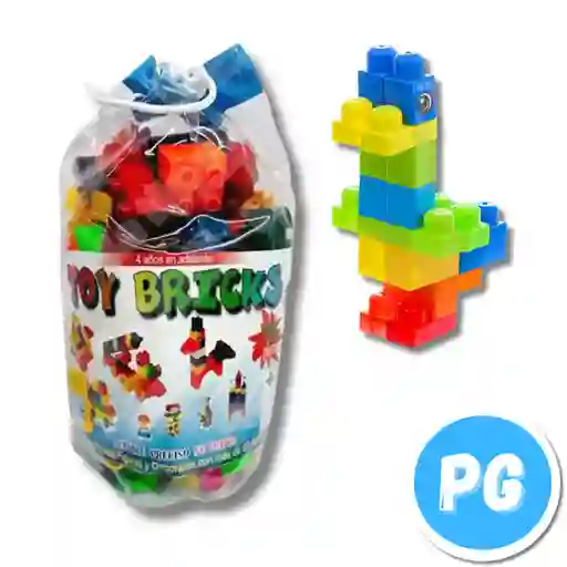 Paquete Arma Todo Plastico X55 Piezas Grandes Lego