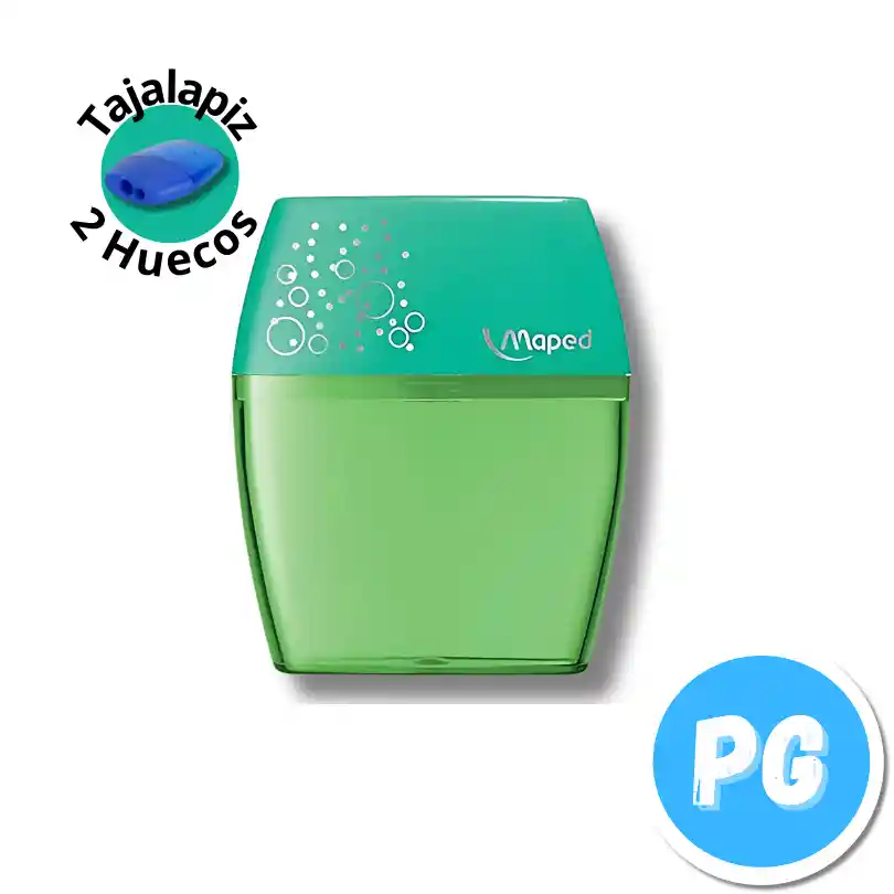 Tajalapiz Maped Shaker Deposito 2 Huecos Grande Verde