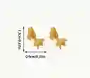Aretes Peces Koi Pequeños Dorados