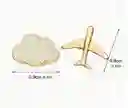 Aretes Mini Nube Y Avión