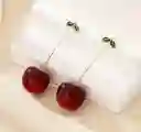 Aretes De Cereza Largos