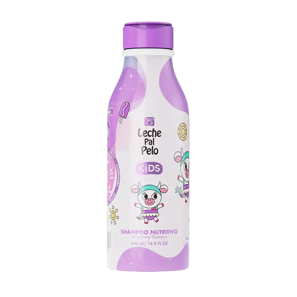 Leche Pal Pelo Kids Shampoo Nutritivo X 250 Ml