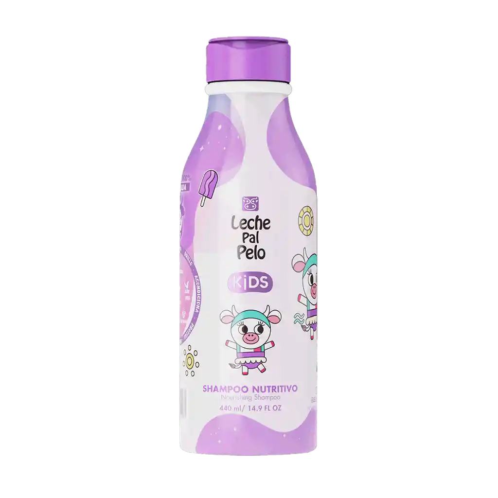 Leche Pal Pelo Kids Shampoo Nutritivo X 440 Ml