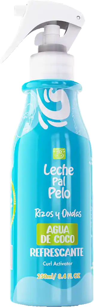 Leche Pal Pelo Rizos Agua De Coco X 250