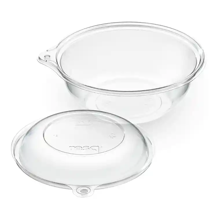 Contenedor Circular Bolw 12onz Con Tapa De Seguridad X 5und
