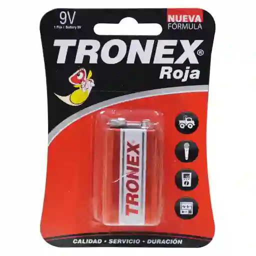 Pila Cuadrada 9 V Tronex