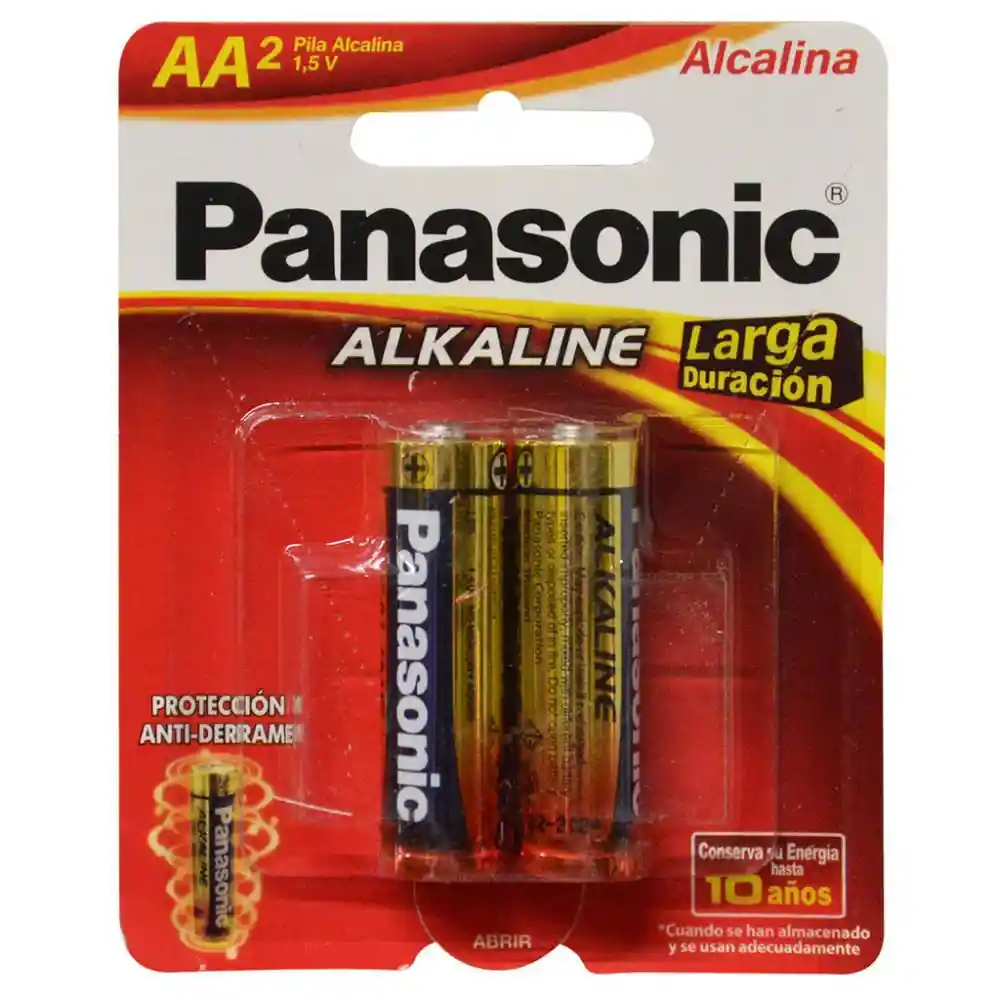 Pila Panasonic Alkalina Aa (par)