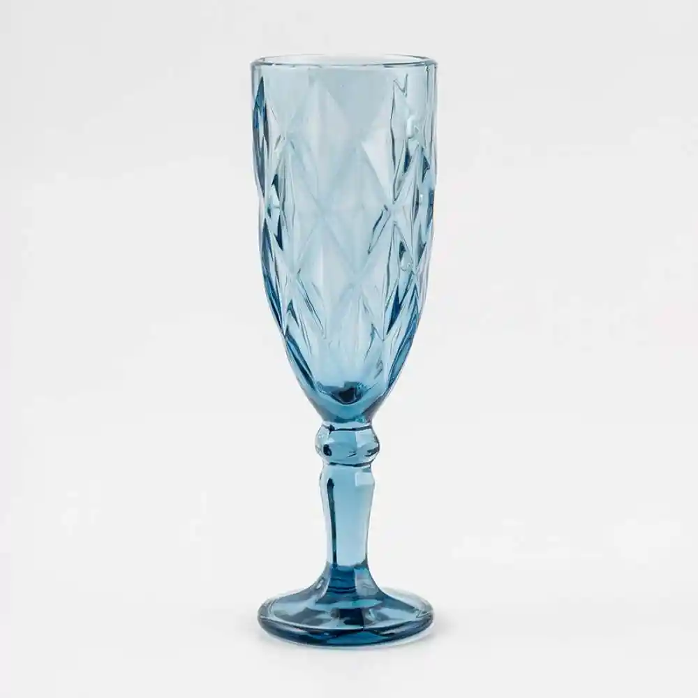 Copa Qing Ping Guo Cm Azul 165 Ml 6 Ud Vidrio