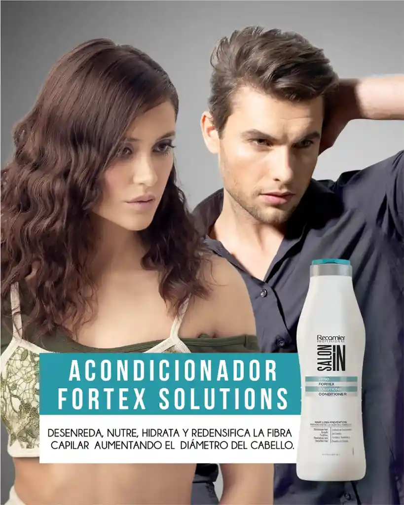 Acondicionador Fortex Solutions Salon In Recamier X300 Ml