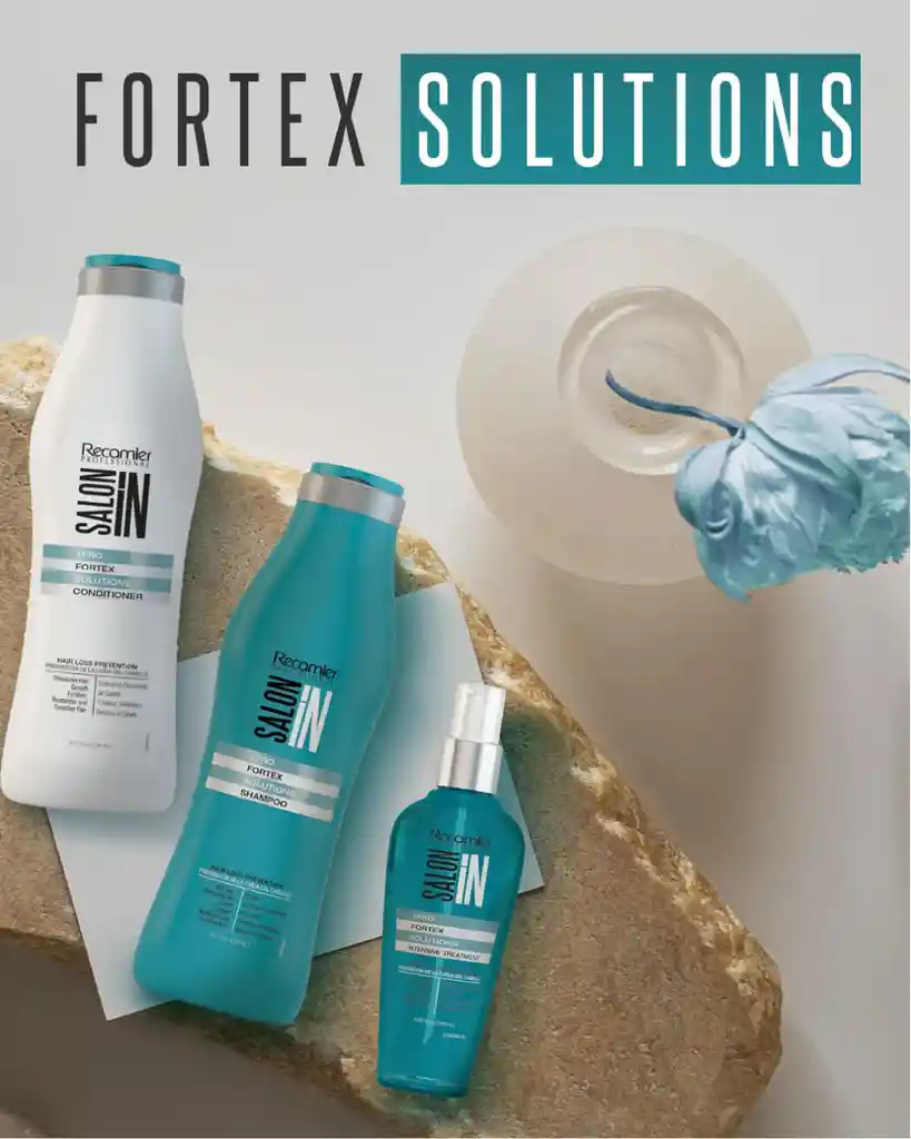 Shampoo Fortex Solutions Salon In Recamier X300 Ml Sin Sal