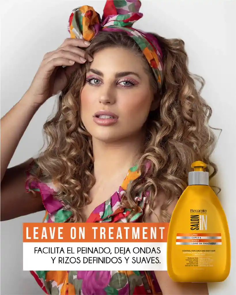 Tratamiento Sin Enjuague Curls Y Waves Salon In Recamier X300 Ml