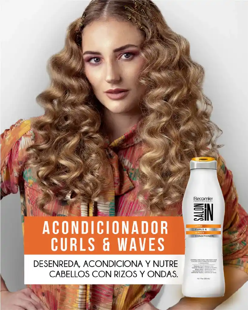 Acondicionador Curls Waves Salon In Recamier X300 Ml