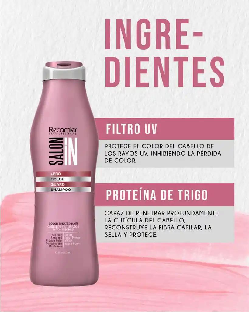 Shampoo Color Guard Salon In Recamier X300 Ml Sin Sal