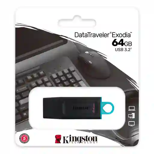 Unidad De Almacenamiento Usb 64gb Kingston Exodia