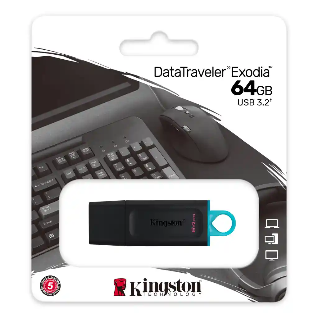 Unidad De Almacenamiento Usb 64gb Kingston Exodia