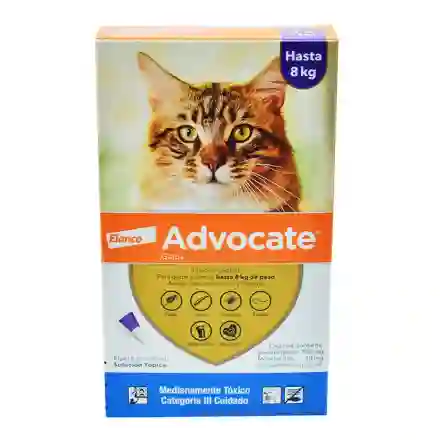 Advocate Gatos X 0.8 Ml Hasta 8 Kg
