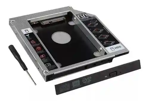 Caddy Adaptador Segundo Disco Duro Sata Ssd 9.5mm