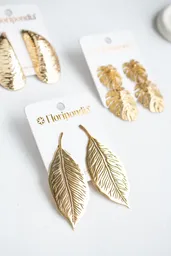Aretes Hoja Romina
