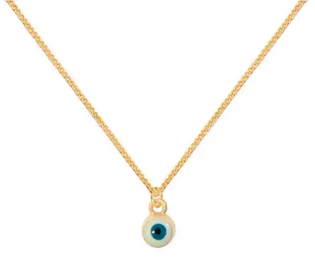 Collar Cadena Oro Ojo Turco