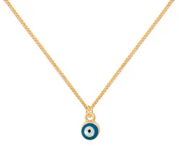 Collar Cadena Oro Ojo Turco