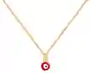 Collar Cadena Oro Ojo Turco