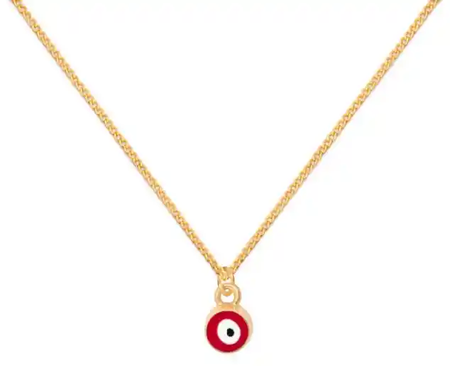 Collar Cadena Oro Ojo Turco