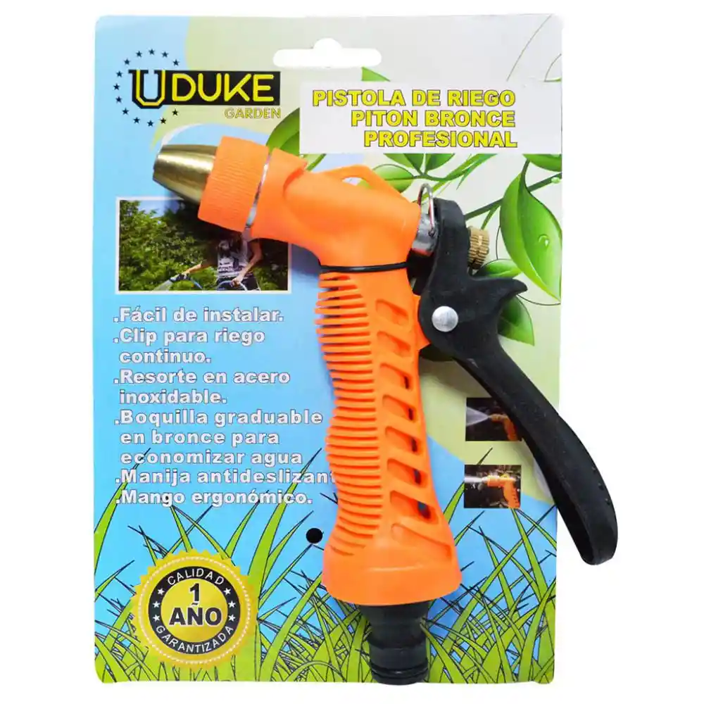 Pistola Manguera Piton Naranja Uduke (ht20244-ht40063)