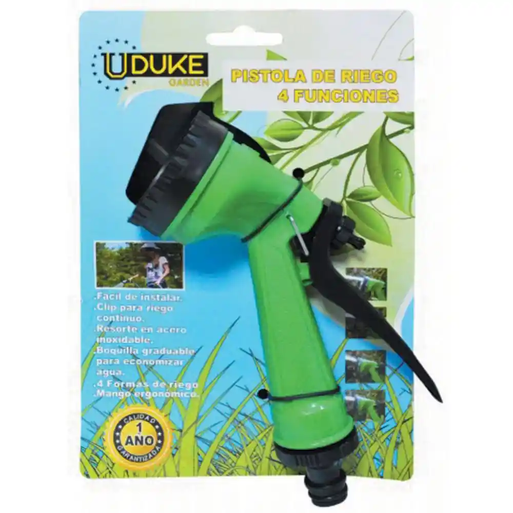 Pistola Manguera 4 Chorros Uduke 6011 (ht40065)